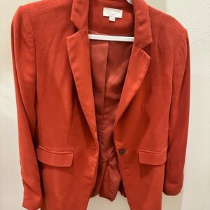 LOFT oversized Women's Rust Red Blazer Jacket